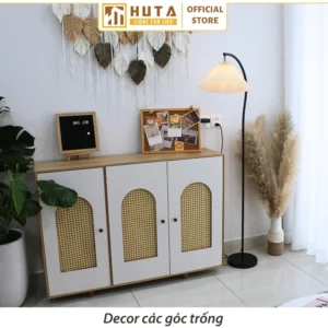 Đèn cây đứng HUTA Light For Life thân kim loại dáng cong mã KC6