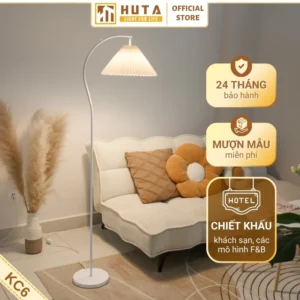 Đèn cây đứng HUTA Light For Life thân kim loại dáng cong mã KC6