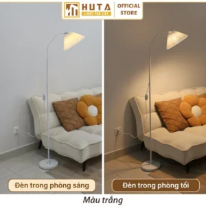 Đèn cây đứng HUTA Light For Life thân kim loại dáng cong mã KT6