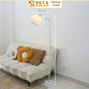 Đèn cây đứng HUTA Light For Life thân kim loại dáng cong mã KT6