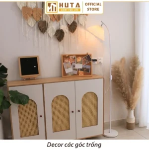 Đèn cây đứng HUTA Light For Life thân kim loại dáng cong mã KT7