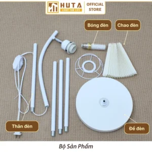 Đèn cây đứng HUTA Light For Life thân kim loại dáng cong mã KT7