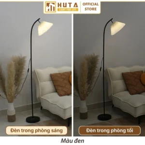 Đèn cây đứng HUTA Light For Life thân kim loại dáng cong mã KT7