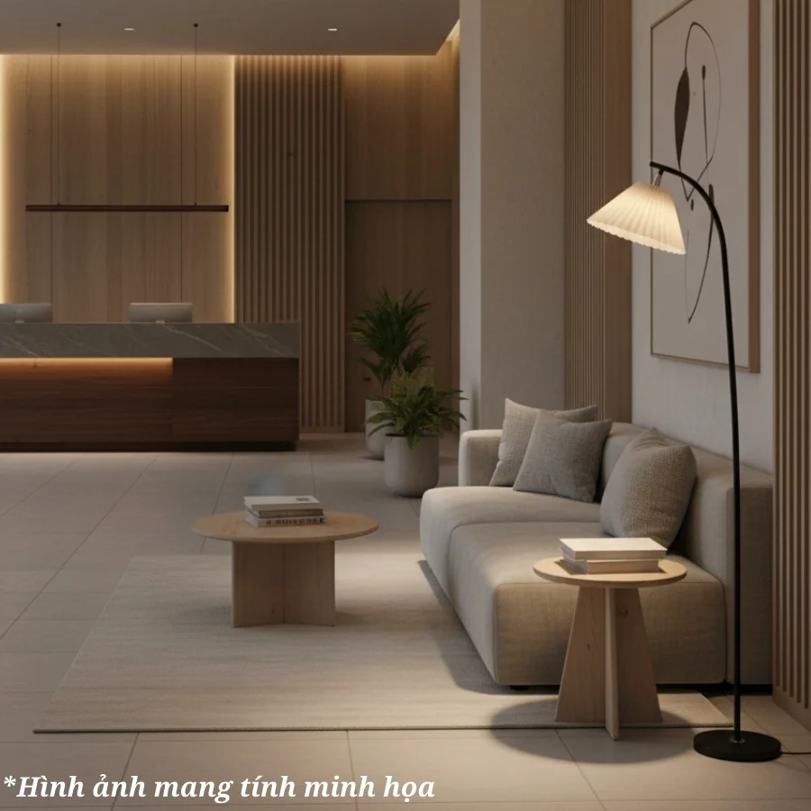 Đèn cây đứng dáng cong mã KT7 có thể trang trí ở các vị trí nào?