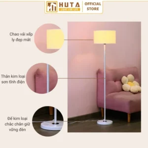 Đèn cây đứng HUTA Light For Life thân kim loại dáng thẳng mã KT4