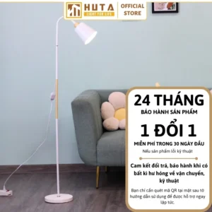 Đèn cây đứng HUTA Light For Life thân kim loại khớp xoay 360 độ mã KT5
