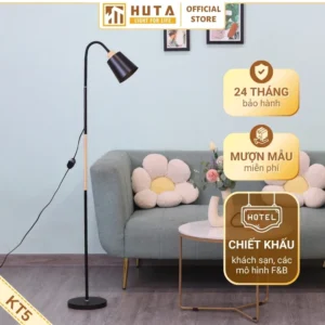 Đèn cây đứng HUTA Light For Life thân kim loại khớp xoay 360 độ mã KT5