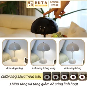 Đèn Bàn Decor Tích Điện HUTA Light For Life Mã BEDNAM