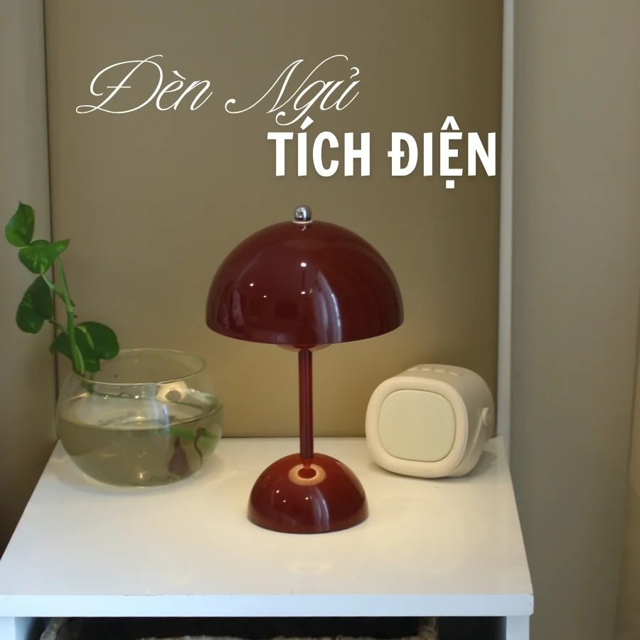 Đèn Bàn Decor Tích Điện HUTA Light For Life Mã BEDNAM