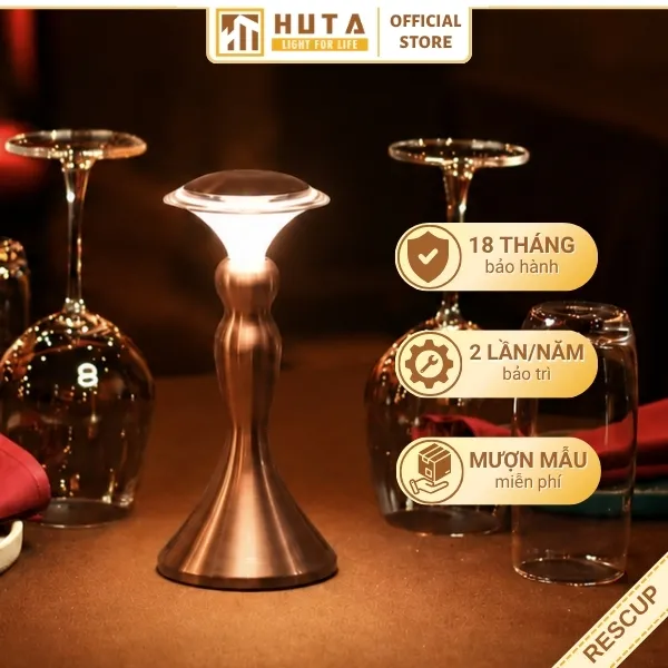 Đèn Bàn Quán Bar, Nhà Hàng HUTA Light For Life Mã RESCUP