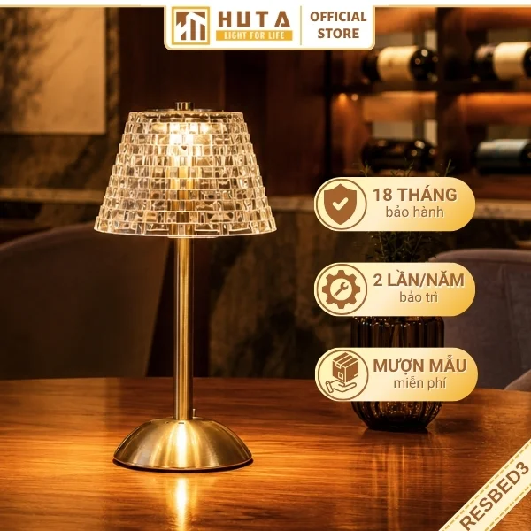 Đèn Bàn Trang Trí Nhà Hàng, Quán Bar HUTA Light For Life Mã RESBED3