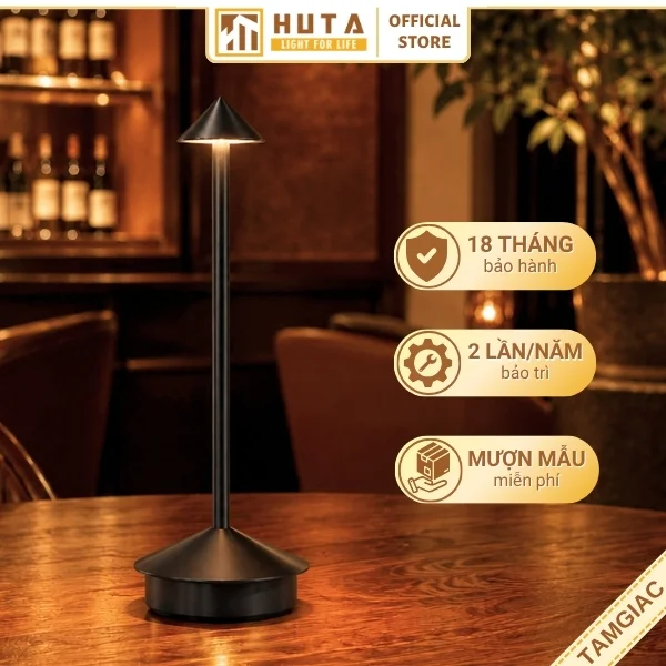 Đèn Bàn Trang Trí Nhà Hàng, Quán Bar HUTA Light For Life Mã TAMGIAC